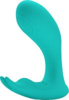Бирюзовый стимулятор G-точки Idabelle - 10,1 см.