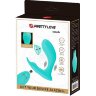 Бирюзовый стимулятор G-точки Idabelle - 10,1 см.