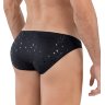 Черные трусы-слипы со звездочками Illusion Brief Bikini
