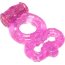 Розовое эрекционное кольцо Rings Treadle с подхватом  Цена 558 руб. - Розовое эрекционное кольцо Rings Treadle с подхватом