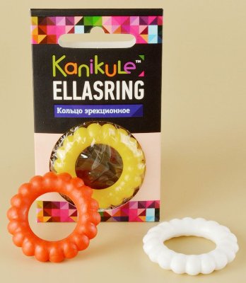 Цветное рельефное эрекционное кольцо Ellasring  Цена 313 руб. Эластичное эрекционное кольцо изготовлено из сырья, произведенного в Германии. Киберкожа не имеет запаха. Важно: цвет в ассортименте, но не может быть выбран. Страна: Россия. Материал: эластомер (полиэтилен гель).