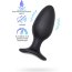 Черная анальная вибропробка HUSH 2 Size L - 12,1 см. - Черная анальная вибропробка HUSH 2 Size L - 12,1 см.