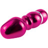 Алюминиевый рельефный вибратор PINK SMALL - 7,5 см.