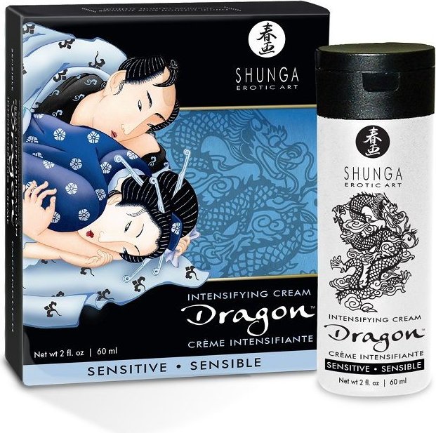 Интимный мужской крем SHUNGA DRAGON SENSITIVE - 60 мл.