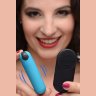 Голубая вибропуля с пультом ДУ 21X Vibrating Bullet with Remote Control