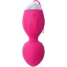 Розовые виброшарики TELLA с пультом-стимулятором