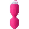 Розовые виброшарики TELLA с пультом-стимулятором