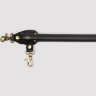 Черная распорка для ног Bound to You Faux Leather Spreader Bar - 50,8 см.