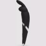Черный вибратор Rabbit Rechargeable Wand Vibrator - 26,7 см.