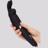 Черный вибратор Rabbit Rechargeable Wand Vibrator - 26,7 см.