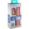 Телесная насадка-удлинитель 1 Inch Silicone X-tension - 17,8 см.