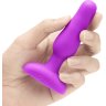 Анальная вибропробка NOVICE REMOTE CONTROL PLUG FUCHSIA - 10,2 см.