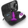 Анальная вибропробка NOVICE REMOTE CONTROL PLUG FUCHSIA - 10,2 см.
