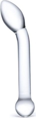 Прозрачный стеклянный фаллос для точки G Slimline G-Spot - 20 см.  Цена 4 718 руб. Длина: 2 см. Диаметр: 3.2 см. Подарите себе оргазм с этой искусно созданной красотой для стимуляции точки G. Имея идеальную длину и идеально выпуклый тип, Slimline G-Spot Glass Dildo является обязательным для любителей игры с самой загадочной точкой G. Страна: США. Материал: стекло.