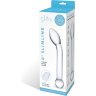 Прозрачный стеклянный фаллос для точки G Slimline G-Spot - 20 см.