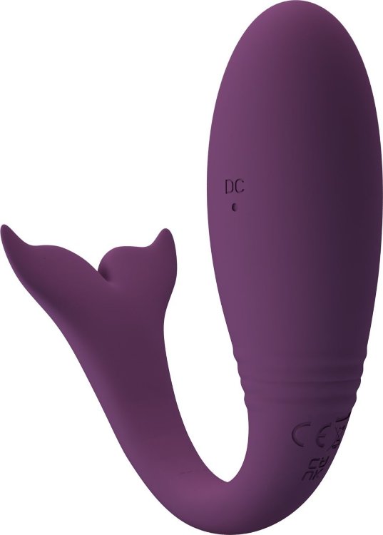 Фиолетовый вибратор-кит Jayleen с управлением через приложение