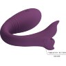 Фиолетовый вибратор-кит Jayleen с управлением через приложение