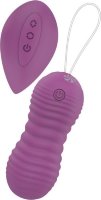 Фиолетовые вагинальные виброшарики Era с пультом ДУ