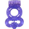 Фиолетовое эрекционное кольцо Rings Treadle с подхватом