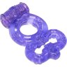 Фиолетовое эрекционное кольцо Rings Treadle с подхватом
