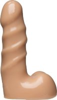 Рельефная анальная насадка Vac-U-Lock 5.5 Raging Hard-On Cock - 13,5 см.