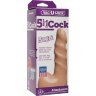 Рельефная анальная насадка Vac-U-Lock 5.5 Raging Hard-On Cock - 13,5 см.