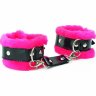 Розовые наручники с мехом BDSM Light