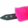 Розовые наручники с мехом BDSM Light