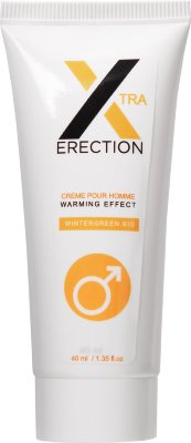 Стимулирующий крем для мужчин Xtra Erection - 40 мл.  Цена 2 226 руб. Стимулирующий крем для мужчин Xtra Erection создан для тех, кто хочет улучшить свою эрекцию и укрепить интимную уверенность. Его эксклюзивная формула с органическим экстрактом грушанки, известной своими сосудорасширяющими свойствами, помогает усилить приток крови к пенису, обеспечивая более сильную и продолжительную эрекцию. Вы почувствуете согревающее действие, которое свидетельствует о стимуляции кровообращения. Крем не вызывает онемения, сохраняя естественную чувствительность и позволяя наслаждаться каждым моментом близости.Xtra Erection подходит для всех типов кожи и является безопасным решением для тех, кто хочет улучшить свою эрекцию, не прибегая к агрессивным методам. Он поможет вам восстановить уверенность и укрепить связь с партнером, принося больше удовольствия и страсти в интимную жизнь. Откройте для себя новые грани уверенности и силы с кремом Xtra Erection, наслаждайтесь крепкими и длительными эрекциями, даря своему партнеру насыщенные и эмоциональные моменты близости. нанесите небольшое количество крема на пенис и нежно помассируйте до полного впитывания. Aqua, Glycerin, Polyacrylamide, Tea-salicylate, c13-14 isoparaffin, Peg-6, Benzylalcohol, Dimethicone, Laureth-7, Gaultheria Fragrantissima, Propylene glycol, Dehydroacetic acid, Methyl nicotinate. Страна: Франция. Объем: 40 мл.