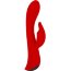 Красный вибромассажер-кролик 5 Silicone Bunny Love - 19,1 см. - Красный вибромассажер-кролик 5 Silicone Bunny Love - 19,1 см.