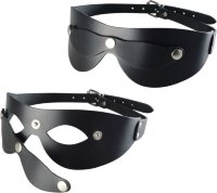 Черная кожаная маска Новичок