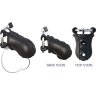 Черный замок верности Extreme Silicone Cock Blocker