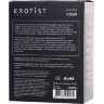 Черное эрекционное виброкольцо Erotist Cosm