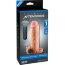 Телесная вибронасадка с кольцом Vibrating Real Feel 1 Extension - 14 см. - Телесная вибронасадка с кольцом Vibrating Real Feel 1 Extension - 14 см.
