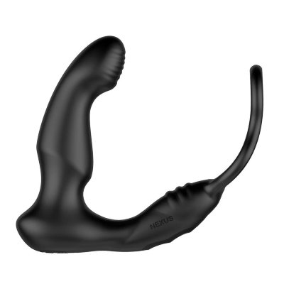 Черный двухмоторный массажер простаты Nexus Simul8 Wave Edition  Цена 15 060 руб. Длина: 13.6 см. Диаметр: 3.5 см. Nexus Simul8 Wave — это игрушка с двойной стимуляцией. Вибрирующий массажер простаты с эрекционным кольцом и кольцом для мошонки. Поднимите свою игру на новый уровень. В арсенале массажера 5 режимов волнообразных вибрации в стержне и 6 скоростей в основании. Мощная стимуляция двух зон одновременно сделает оргазмы ярче и насыщеннее. А чтобы оттянуть кульминацию, в игрушке предусмотрены два эрекционных кольца для пениса и для мошонки. Сверхэластичные силиконовые кольца продлят удовольствие, как в одиночку, так и с партнером. Управляйте обоими двигателями независимо друг от друга, чтобы получить максимальные ощущения. Игрушка полностью водонепроницаемая и подходит для игр в ванной, душе или в бассейне. Используйте смазку только на водной основе. Рабочая длина - 10,8 см. Страна: Великобритания. Материал: силикон. Батарейки: встроенный аккумулятор.