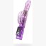 Фиолетовый вибратор High-Tech fantasy с клиторальным лепестком - 21 см.  Цена 2 255 руб. - Фиолетовый вибратор High-Tech fantasy с клиторальным лепестком - 21 см.