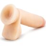 Телесный фаллоимитатор 7 inch Sensa Feel Dildo - 17,8 см.