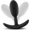 Черный анальный стимулятор Vibra Slim Plug Small - 8,8 см.