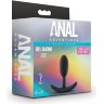 Черный анальный стимулятор Vibra Slim Plug Small - 8,8 см.