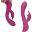 Бордовый вибромассажер-кролик 5 Silicone Bunny Love - 19,1 см. - Бордовый вибромассажер-кролик 5 Silicone Bunny Love - 19,1 см.