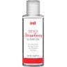 Черные трусики со стимулирующими бусинами и массажным гелем Sliding Gel Strawberry в комплекте