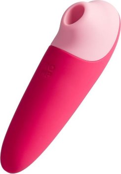 Розовый бесконтактный клиторальный стимулятор Romp Shine X