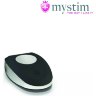 Черная пробка Mystim Rocking Vibe S с возможностью подключения к электростимулятору - 9,7 см.
