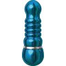Голубой аллюминиевый вибратор BLUE SMALL - 7,5 см.