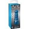 Голубой аллюминиевый вибратор BLUE SMALL - 7,5 см.