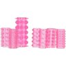 Набор из 7 розовых насадок на пенис ONE-A-DAY PENIS SLEEVES PINK
