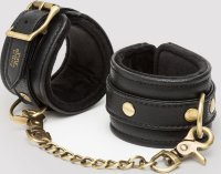 Черные наручники Bound to You Faux Leather Wrist Cuffs