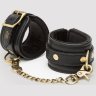 Черные наручники Bound to You Faux Leather Wrist Cuffs