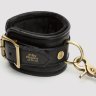 Черные наручники Bound to You Faux Leather Wrist Cuffs