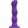 Фиолетовая насадка Strap-On-Me Dildo Geisha Balls size M
